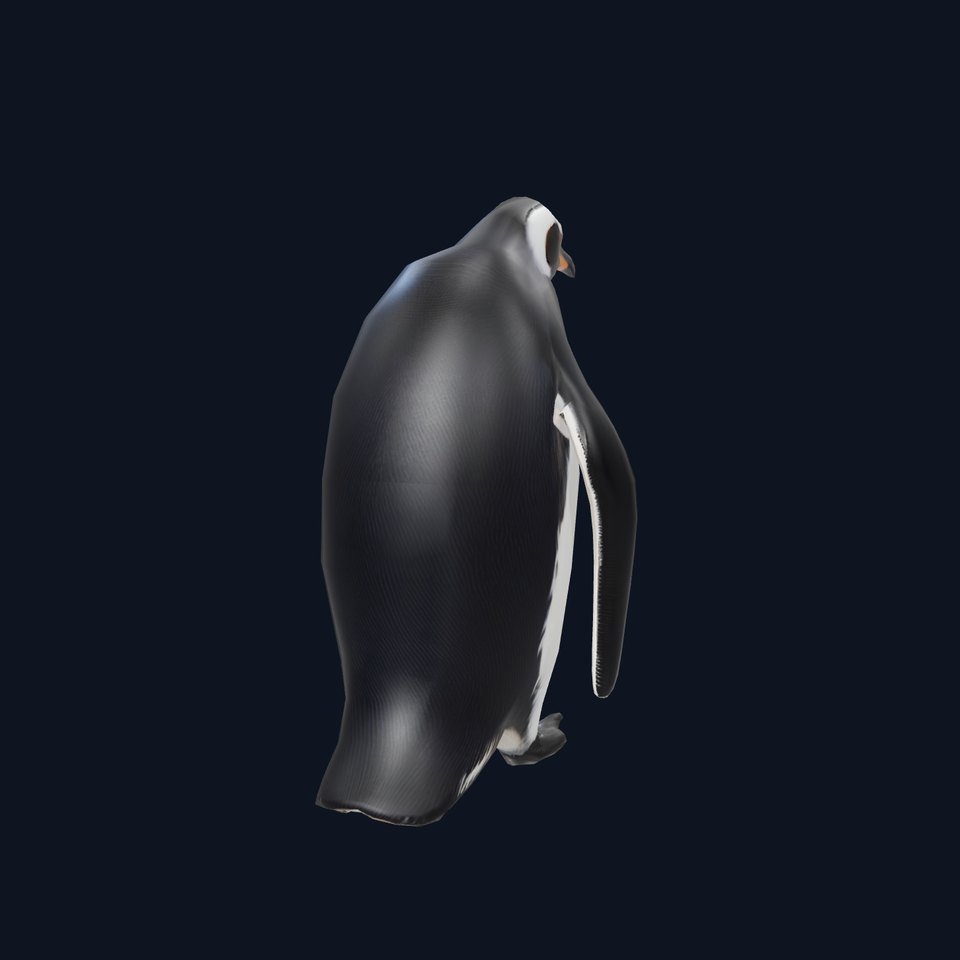 Realistic Emperor Penguin model pack